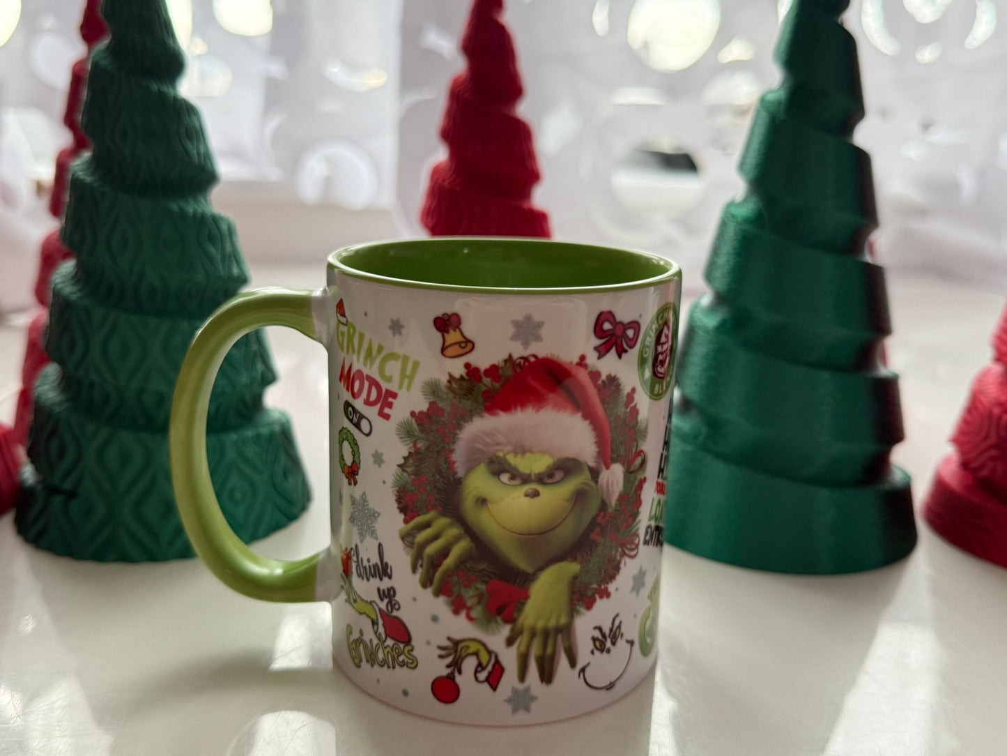 Grinch Christmas Mug – Funny Holiday Ceramic Cup (350ml)