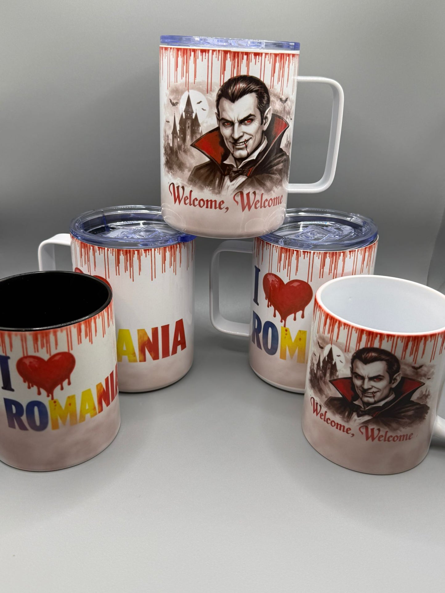 Metal Sublimation Mug – Dracula Design 🇷🇴